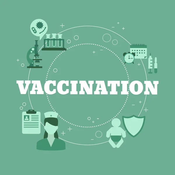 Час Вакцинувати Концепція Вакцинації Векторні Ілюстрації Веб Сайту Програми Банера — стоковий вектор