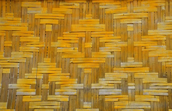 Textura de parede de bambu trançado de vime — Fotografia de Stock