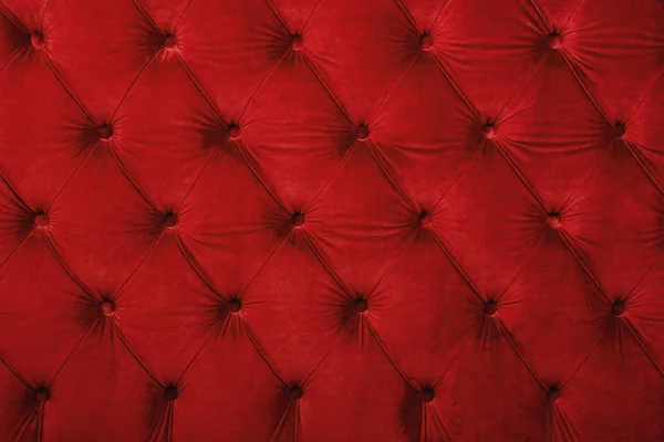 Kırmızı capitone Tufted kumaş döşeme doku