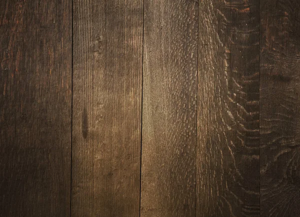 Antiguo vintage marrón oscuro tablones de madera de fondo — Foto de Stock