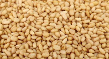 Soyulmuş çam fıstığı kadar yüksek açı kapatın