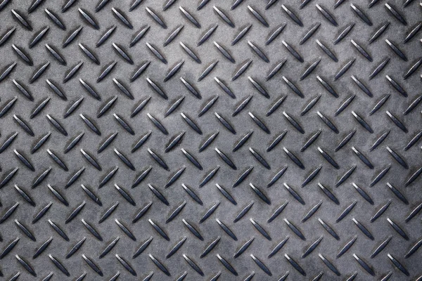 Elmas desenli gri metal plaka Anti slip