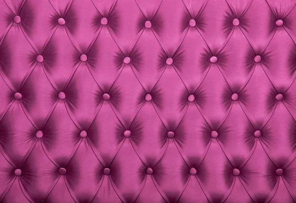 Pembe capitone kumaş döşeme doku tufted — Stok fotoğraf