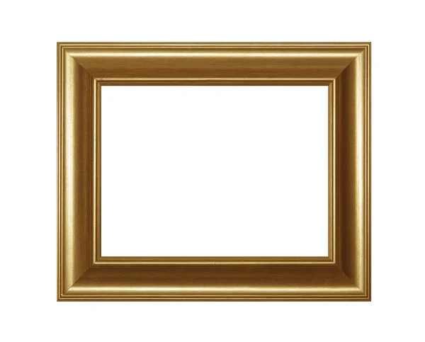 Golden picture or photo frame — Stock Photo, Image