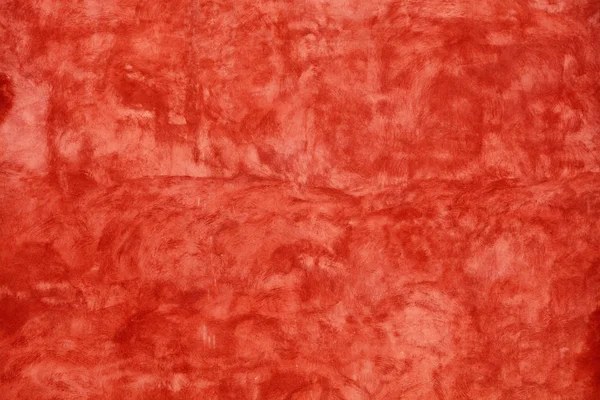 Grunge 红色彩绘石膏墙背景 — 图库照片