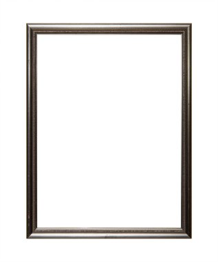 Gümüş boyalı resim ya da fotoğraf çerçevesi