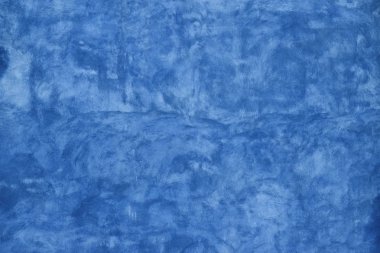 Grunge mavi boyalı alçı duvar arka plan