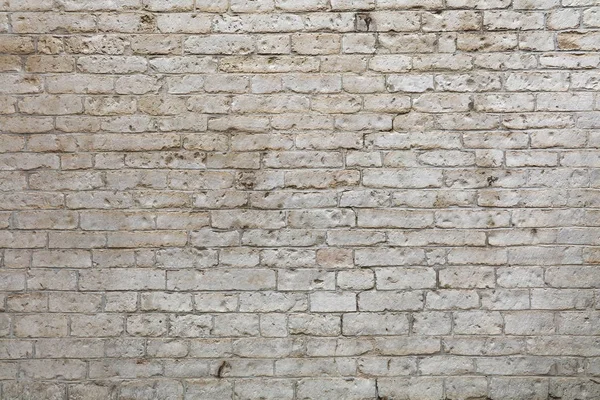 Wall of white travertine adarce stone bricks — Stock Photo, Image