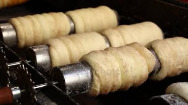Pişirme ve haddeleme baca pasta kapatın