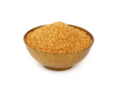 Metal kaşık kahverengi baston şeker dolu vintage