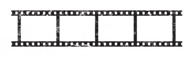 35 mm film şeridi altı kare