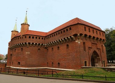 Krakow Barbican Ortaçağ karakolu, Polonya