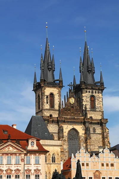 Catedral de Nuestra Señora ante Tyn en Praga, República Checa —  Fotos de Stock
