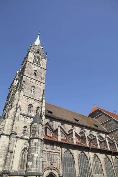 Cathédrale Saint-Laurent à Nuremberg, Allemagne — Photo