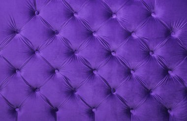 Menekşe capitone Tufted kumaş döşeme doku