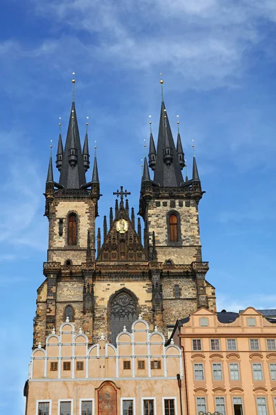 Catedral de Nossa Senhora antes de Tyn em Praga, Checa — Fotografia de Stock