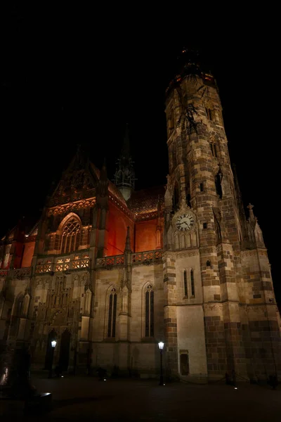 Catedral gótica de Santa Isabel em Kosice, Eslováquia — Fotografia de Stock