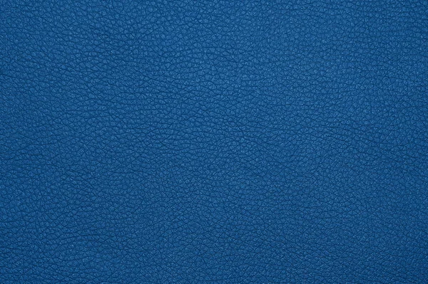 Background texture of blue natural leather grain — Stock Photo, Image