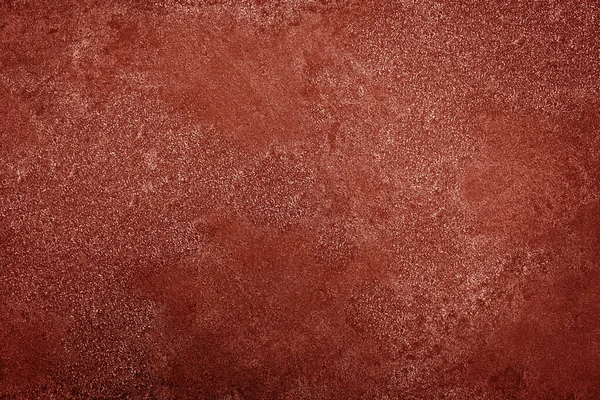 带有裂缝和污迹的褐红色不均匀石质背景 — 图库照片