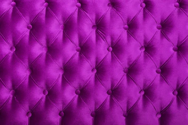 Violett Lila Sammet Capitone Textil Bakgrund Retro Chesterfield Stil Rutig — Stockfoto