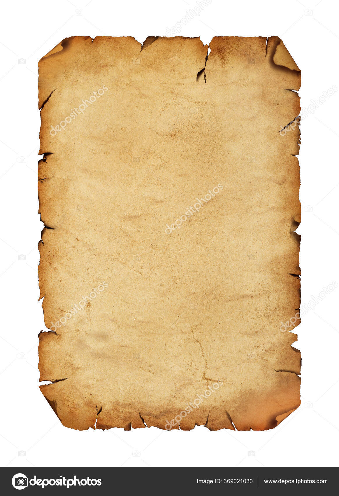 Close One Blank Old Antique Vintage Brown Paper Parchment Scroll Stock  Photo by ©BreakingTheWalls 369021030