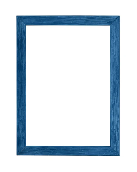 Marco Vertical Rectangular Pintado Color Azul Marino Moderno Para Imagen — Foto de Stock