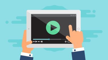 Tablet Video Formunun Web Şablonu