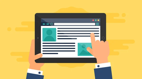 Tablet Sitesi Veya Makale Formu Web Şablonu