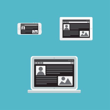 Web şablonu uyarlanabilir Site veya makale formu