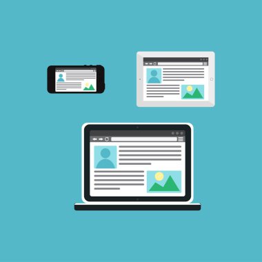 Web şablonu uyarlanabilir Site veya makale formu