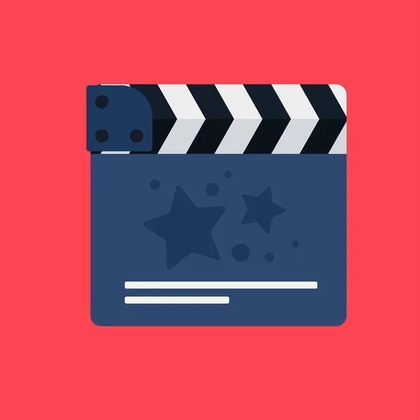 Film plat clapperboard — Image vectorielle