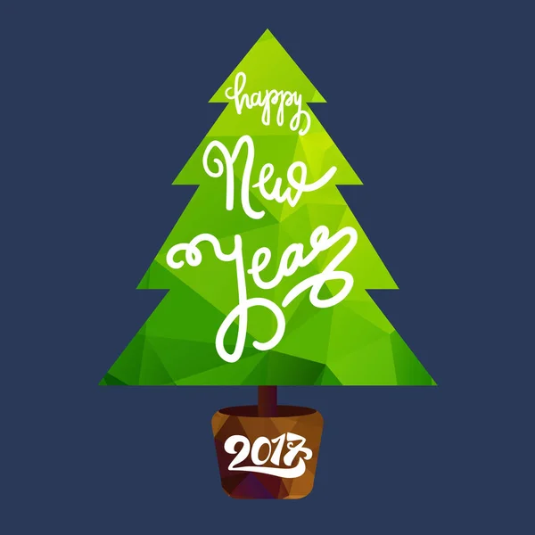 Bonne année 2017 Lettrage — Image vectorielle