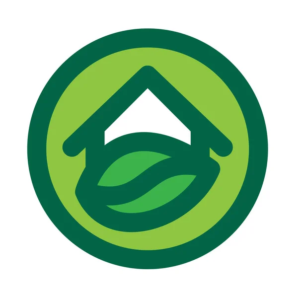 Logo de Eco House — Vector de stock