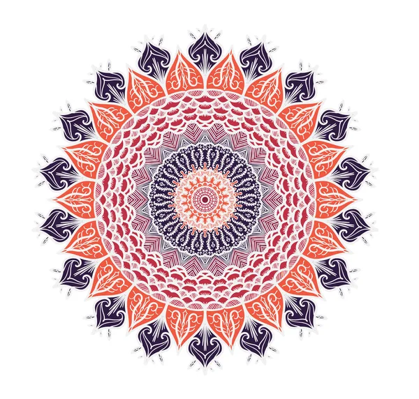 Modèle de ligne Mandala — Image vectorielle