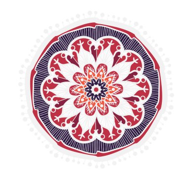 Mandala satırı şablonu