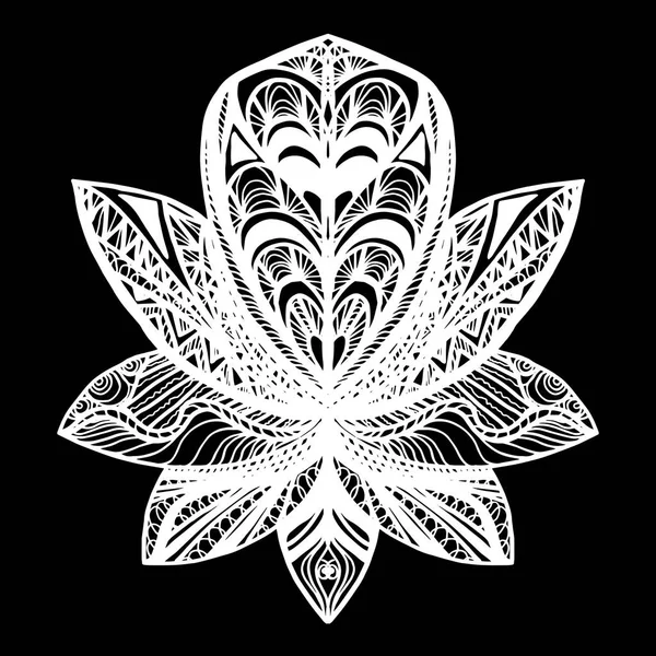 Bloem Lotus Tattoo — Stockvector