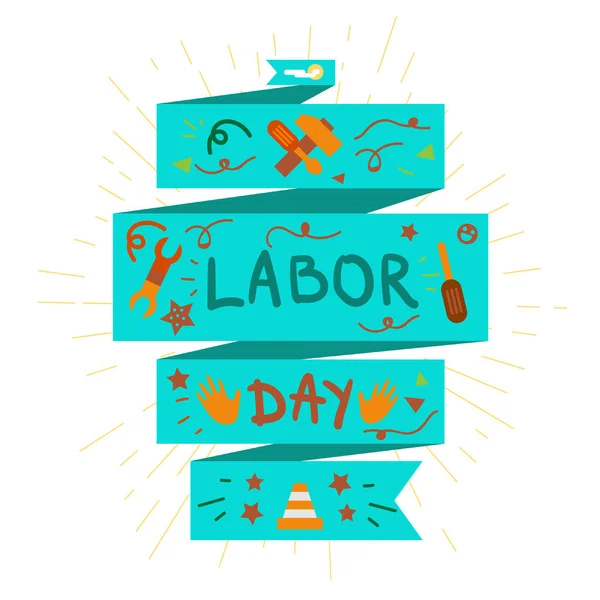Dia do Trabalhador. 1 de Maio — Vetor de Stock