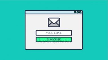 Animasyonlu Web şablonu formu