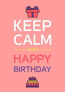 İyi ki doğdun ve tutmak sakin