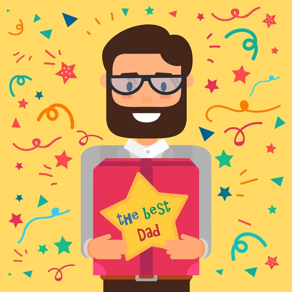Happy Fathers Day — Stock Vector