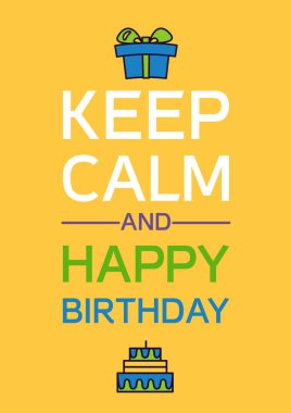 İyi ki doğdun ve tutmak sakin