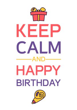 İyi ki doğdun ve tutmak sakin