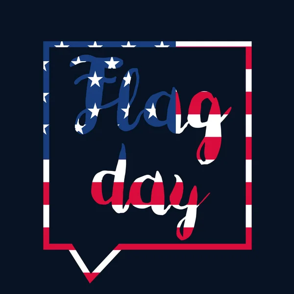 Americká vlajka den — Stockový vektor