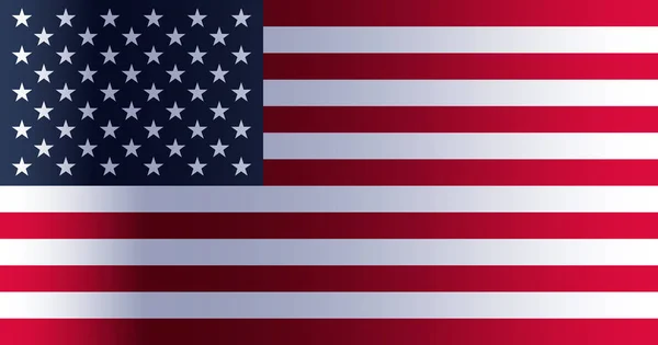 Dag van de Amerikaanse vlag — Stockvector