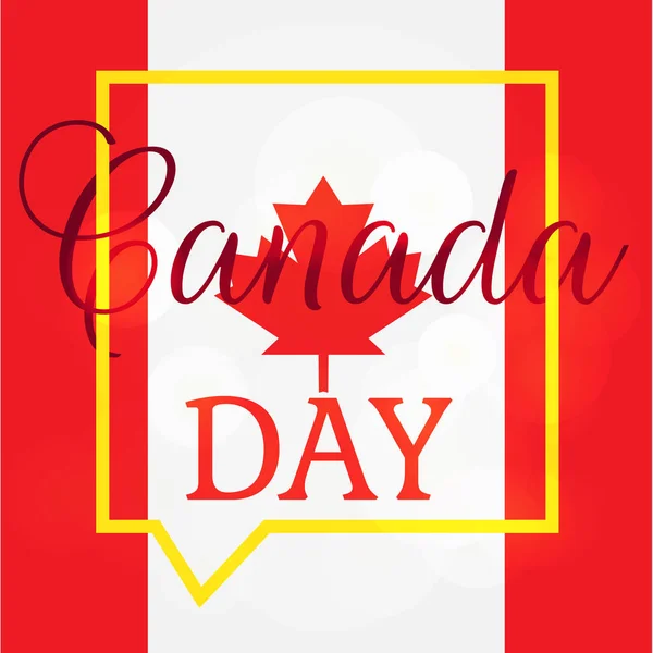 Heureux jour du canada — Image vectorielle