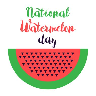 Ulusal karpuz gün afiş