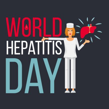 Dünya hepatit gün afiş