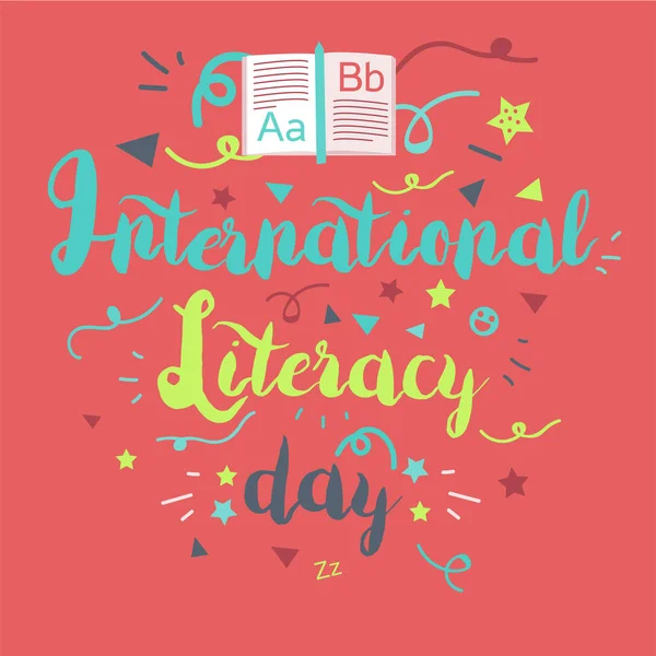 Міжнародний день грамотності — стоковий вектор