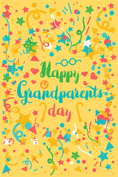 Happy Grandparents Day — Stock Vector