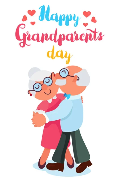Happy Grandparents Day — Stock Vector